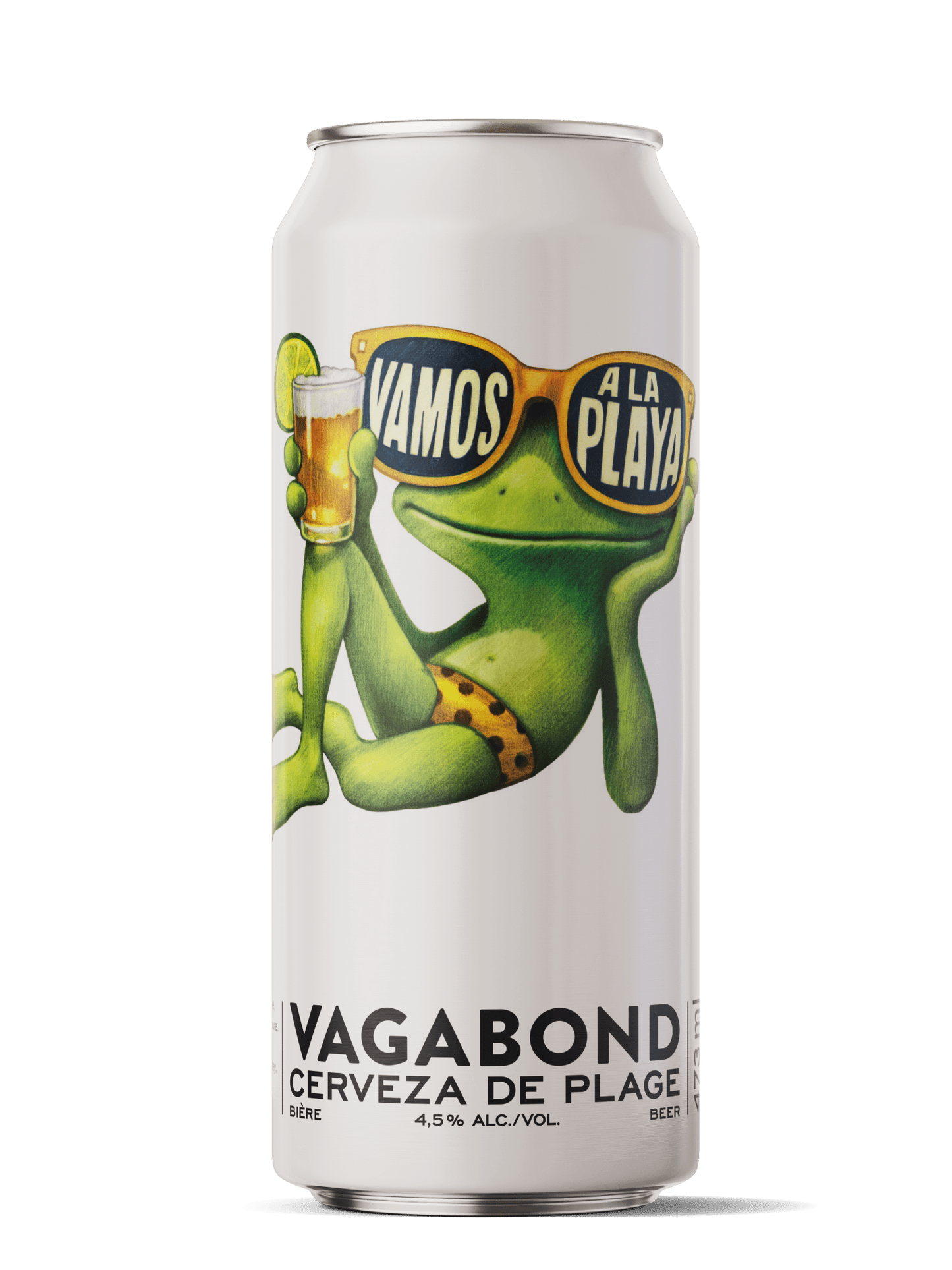 Canette Vamos a la Playa Vagabond blonde summer beer 473ml