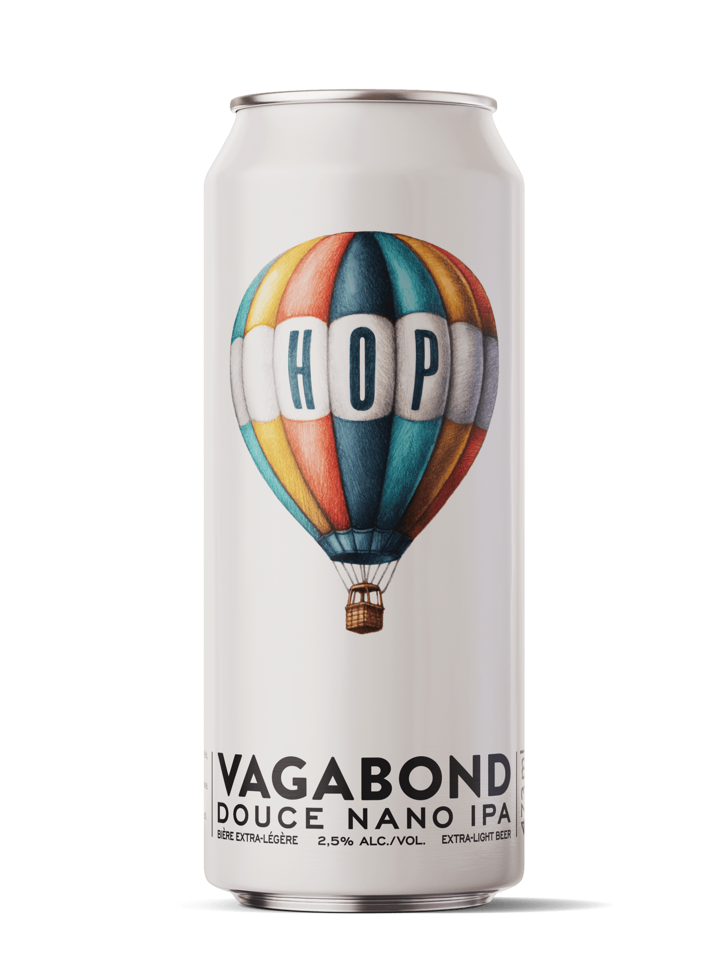Hop! Canette Vagabond nano IPA beer with hops 473ml