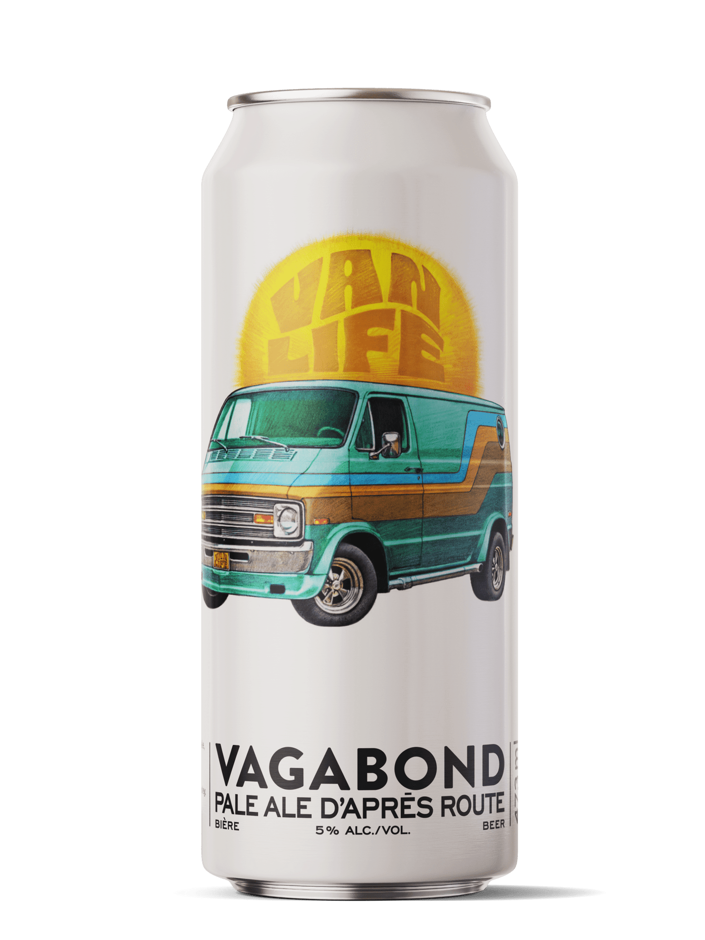 Vagabond Vanlife Beer pale ale adventure can 473ml