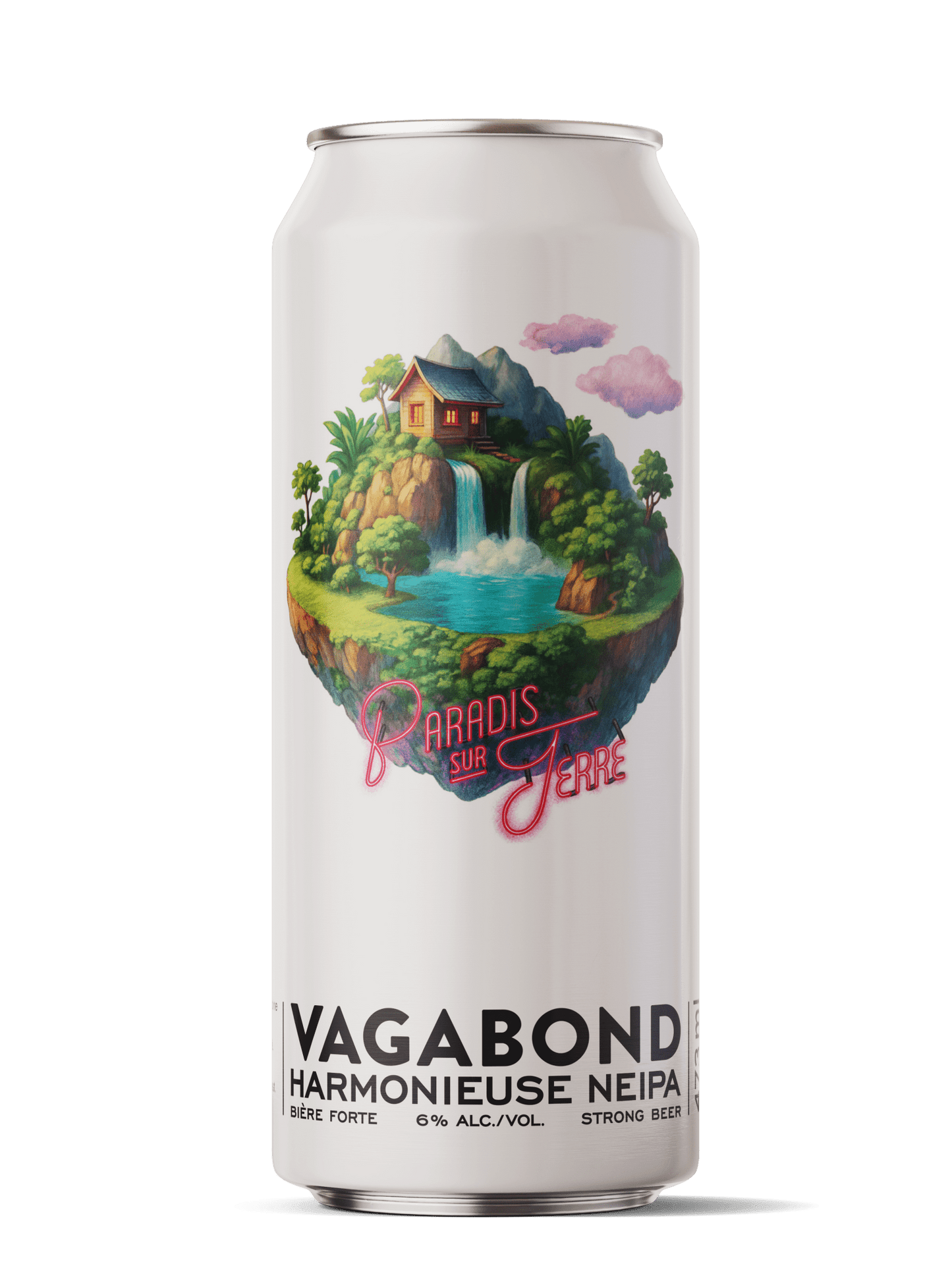 Paradise Can Tropical NEIPA Vagabond Beer 473ml