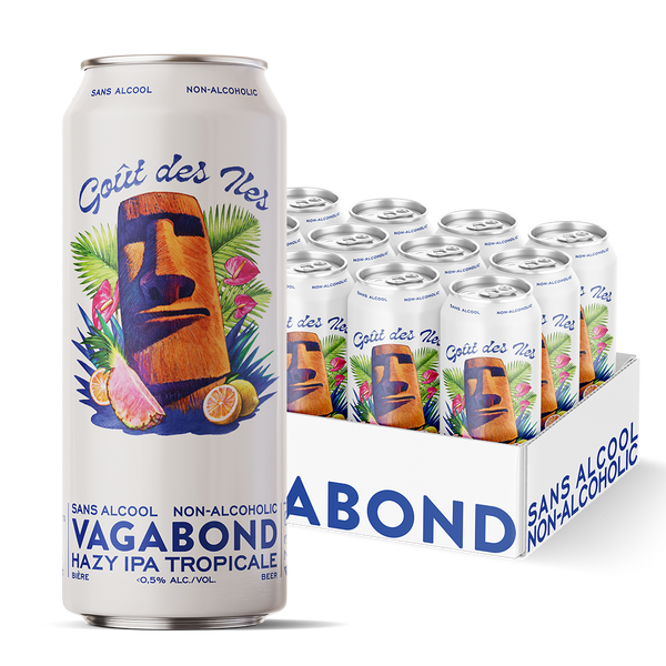 Goût des Îles Hazy IPA sans alcool Vagabond