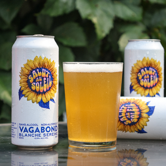 biere blanche sereine sans alcool Vagabond Salut au Soleil